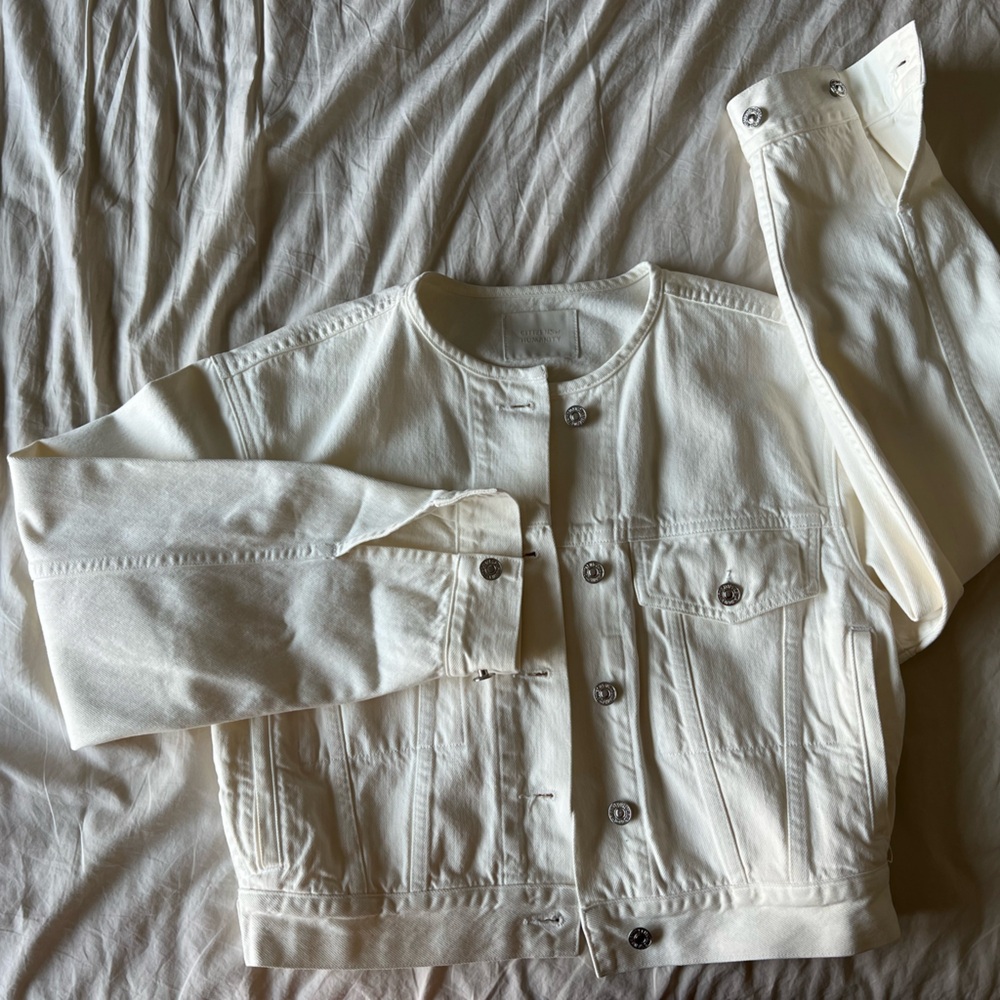 Citizens of Humanity Renata Collarless Deconstructed Jacket size S